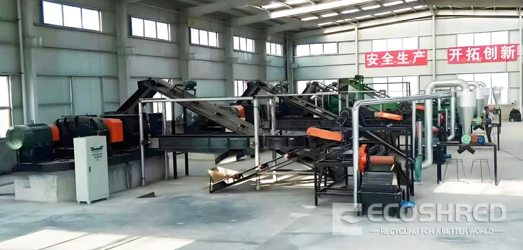 tire crushing machine