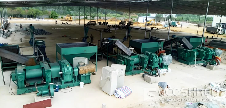 tyre crushing machine price