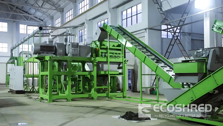 rubber crumb machine