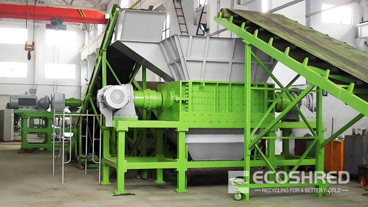 waste tyre recycling plant