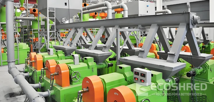scrap tyre powder machine