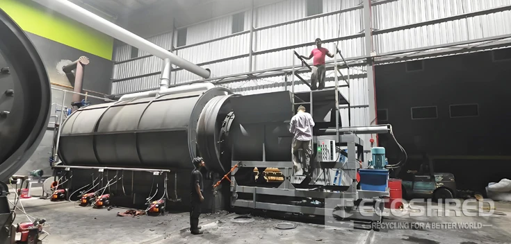 fully automatic pyrolysis plant
