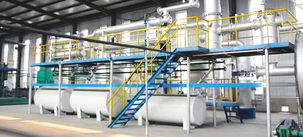 pyrolysis oil distillation to diesel